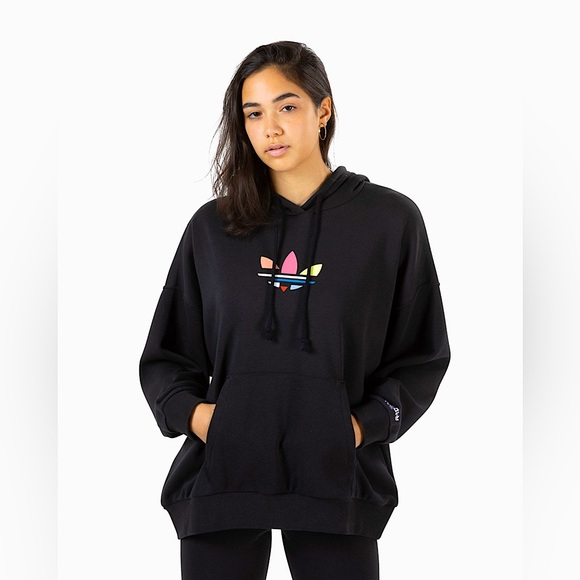 adidas Originals Tops - Adicolor Trefoil Oversized Hoodie